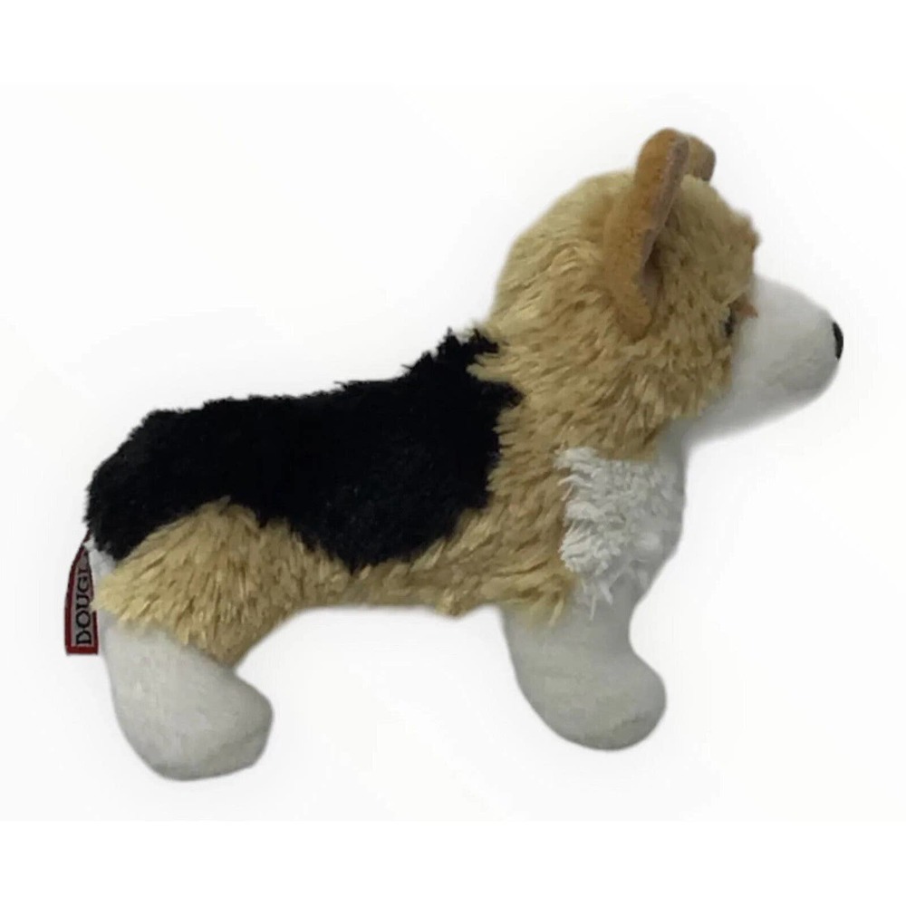 Shorty the Tri-Color Corgi Douglas Cuddle Toy 8" Plush #4017 Stuffed Animal
